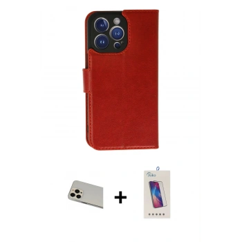 MARSİLYAN™- iPhone 13 Pro Max Kılıf Siluet Işık Serisi - Siyah Joko 5D Cam + Rainbow Kamera Lens Koruma Cam - REGD