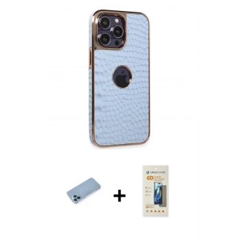 MARSİLYAN™- iPhone 13 Pro Max Kılıf Ufuk Form Prime - Siyah 6D Mat Seramik Hayalet Nano Ekran Koruyucu + Shine Kamera Lens Koruma Cam - MI