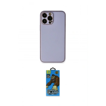 MARSİLYAN™- iPhone 13 Pro Max Kılıf Yadigar Klasik - Siyah 18D Cam Ekran Koruyucu