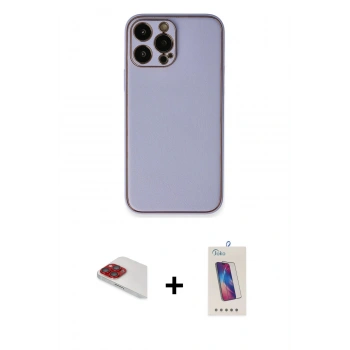 MARSİLYAN™- iPhone 13 Pro Max Kılıf Yadigar Klasik - Siyah Joko 5D Cam + Pers Alüminyum Kamera Lens - KI