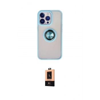 MARSİLYAN™- iPhone 13 Pro Max Kılıf Yörünge Çizgi - Şeffaf Maxco Cam Ekran Koruyucu
