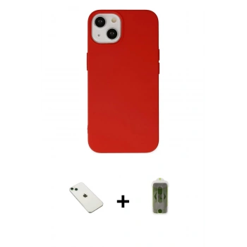 MARSİLYAN™- iPhone 14 Kılıf Ahenk Serisi - Siyah Joko Magic 5D Hayalet Cam + Diamond Kamera Lens - YL