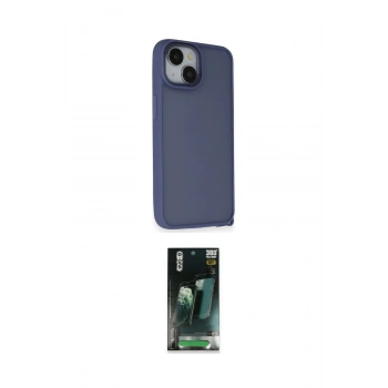 MARSİLYAN™- iPhone 14 Kılıf Atlas Form - Şeffaf 360 Full Body Arka Koruyucu
