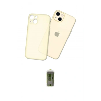MARSİLYAN™- iPhone 14 Kılıf Atlas Minimal Prime - Siyah Joko Magic 5D Hayalet Cam