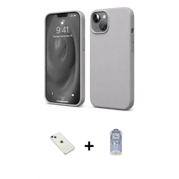 MARSİLYAN™- iPhone 14 Kılıf Kozmos Yansıma Özel Seri - Siyah Joko Magic 5D Cam + Diamond Kamera Lens - YL