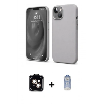 MARSİLYAN™- iPhone 14 Kılıf Kozmos Yansıma Özel Seri - Siyah Joko Magic 5D Cam + PVD Metal Kamera Lens - TU