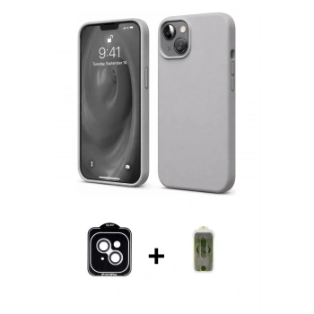 MARSİLYAN™- iPhone 14 Kılıf Kozmos Yansıma Özel Seri - Siyah Joko Magic 5D Hayalet Cam + PVD Metal Kamera Lens - GS