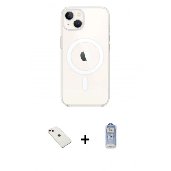 MARSİLYAN™- iPhone 14 Kılıf Kutup Klasik Serisi - Siyah Joko Magic 5D Cam + Diamond Kamera Lens - KI