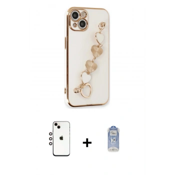 MARSİLYAN™- iPhone 14 Kılıf Nova Işık Prime - Siyah Joko Magic 5D Cam + Shine Kamera Lens - GI
