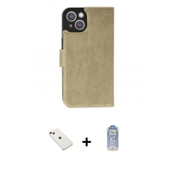 MARSİLYAN™- iPhone 14 Kılıf Siluet Işık Serisi - Siyah Joko Magic 5D Cam + Diamond Kamera Lens - KI