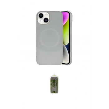 MARSİLYAN™- iPhone 14 Kılıf Ufuk Serisi - Siyah Joko Magic 5D Hayalet Cam