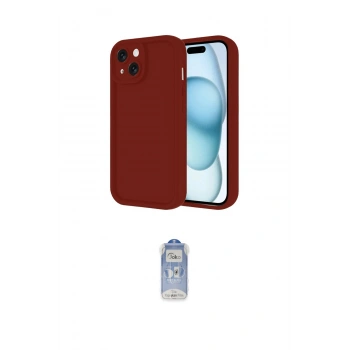MARSİLYAN™- iPhone 14 Kılıf Yankı Yansıma Özel Seri - Siyah Joko Magic 5D Cam