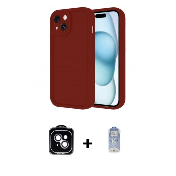 MARSİLYAN™- iPhone 14 Kılıf Yankı Yansıma Özel Seri - Siyah Joko Magic 5D Cam + PVD Metal Kamera Lens - MI