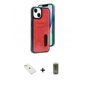 MARSİLYAN™- iPhone 14 Kılıf Yörünge Işık Serisi - Siyah Joko Magic 5D Hayalet Cam + Diamond Kamera Lens - PE