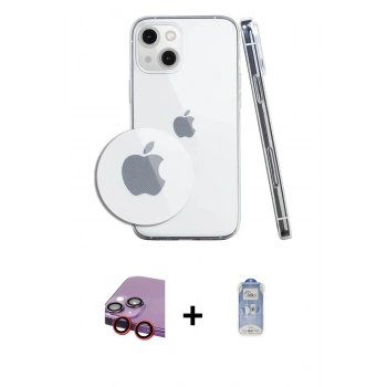 MARSİLYAN™- iPhone 14 Kılıf Zirve Doku - Siyah Joko Magic 5D Cam + Raze Metal Kamera Lens - KI