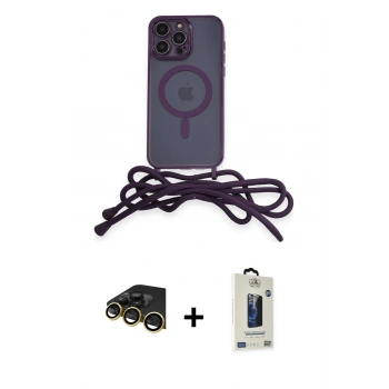MARSİLYAN™- iPhone 14 Pro Kılıf Eksen Özel Seri - Siyah Bilvis Hayalet Cam Ekran Koruyucu + Raze Metal Kamera Lens - GD