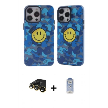 MARSİLYAN™- iPhone 14 Pro Kılıf Nova Doku Koleksiyonu - Siyah Joko Magic 5D Cam + Raze Metal Kamera Lens - GD