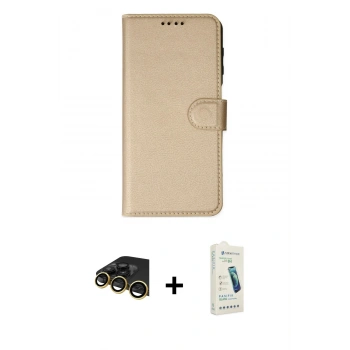 MARSİLYAN™- iPhone 14 Pro Kılıf Siluet Işık Serisi - Şeffaf Pasifik Cam Ekran Koruyucu + Raze Metal Kamera Lens - GD