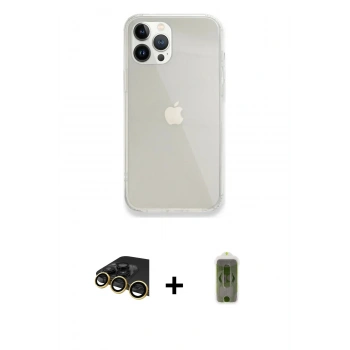 MARSİLYAN™- iPhone 14 Pro Kılıf Vadi Asil Prime - Siyah Joko Magic 5D Hayalet Cam + Raze Metal Kamera Lens - GD