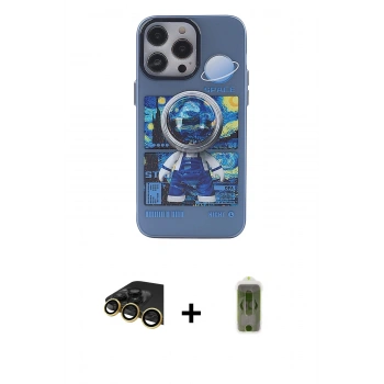 MARSİLYAN™- iPhone 14 Pro Kılıf Zirve Form Özel Seri - Siyah Joko Magic 5D Hayalet Cam + Raze Metal Kamera Lens - GD