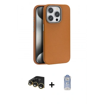 MARSİLYAN™- iPhone 14 Pro Kılıf Zirve Modern Prime - Siyah Joko Magic 5D Cam + Raze Metal Kamera Lens - GD