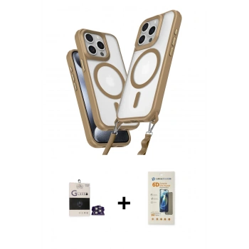 MARSİLYAN™- iPhone 14 Pro Max Kılıf Atlas Doku Koleksiyonu - Siyah 6D Mat Seramik Hayalet Nano Ekran Koruyucu + Bilvis Titan Kamera Lens - GS