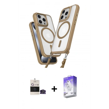 MARSİLYAN™- iPhone 14 Pro Max Kılıf Atlas Doku Koleksiyonu - Siyah Bilvis 5in1 3D Magic Cam Ekran Koruyucu + Bilvis Titan Kamera Lens - SH