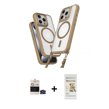 MARSİLYAN™- iPhone 14 Pro Max Kılıf Atlas Doku Koleksiyonu - Siyah Mat Seramik Nano Ekran Koruyucu + Bilvis Titan Kamera Lens - DNMR