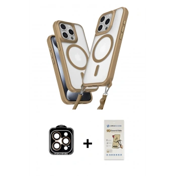 MARSİLYAN™- iPhone 14 Pro Max Kılıf Atlas Doku Koleksiyonu - Siyah Mat Seramik Nano Ekran Koruyucu + PVD Metal Kamera Lens - TU