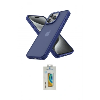 MARSİLYAN™- iPhone 14 Pro Max Kılıf Atlas Form - Siyah Polymer Nano Ekran Koruyucu