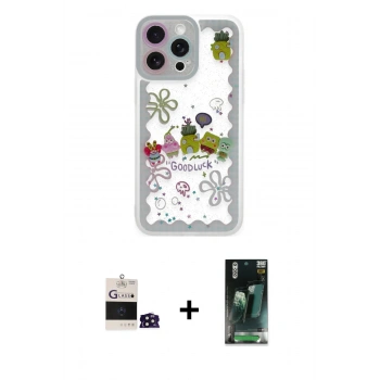 MARSİLYAN™- iPhone 14 Pro Max Kılıf Çekirdek Asil - Siyah 360 Mat Full Body Arka Koruyucu + Bilvis Titan Kamera Lens - DNMR