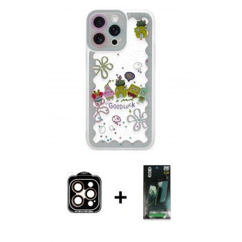 MARSİLYAN™- iPhone 14 Pro Max Kılıf Çekirdek Asil - Siyah 360 Mat Full Body Arka Koruyucu + PVD Metal Kamera Lens - TU