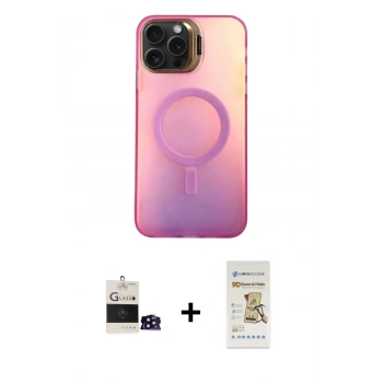 MARSİLYAN™- iPhone 14 Pro Max Kılıf Doruk Klasik Prime - Siyah Mat Seramik Nano Ekran Koruyucu + Bilvis Titan Kamera Lens - SH