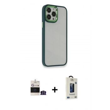 MARSİLYAN™- iPhone 14 Pro Max Kılıf Eksen Doku Prime - Siyah Bilvis Hayalet Cam Ekran Koruyucu + Bilvis Titan Kamera Lens - DNMR