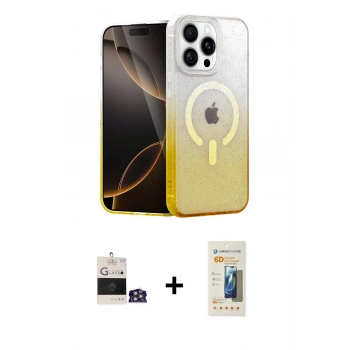 MARSİLYAN™- iPhone 14 Pro Max Kılıf Eksen Minimal Özel Seri - Siyah 6D Mat Seramik Hayalet Nano Ekran Koruyucu + Bilvis Titan Kamera Lens - GS