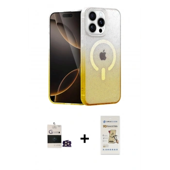 MARSİLYAN™- iPhone 14 Pro Max Kılıf Eksen Minimal Özel Seri - Siyah Mat Seramik Nano Ekran Koruyucu + Bilvis Titan Kamera Lens - GD