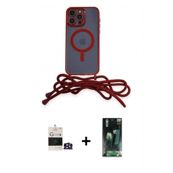 MARSİLYAN™- iPhone 14 Pro Max Kılıf Eksen Özel Seri - Şeffaf 360 Full Body Arka Koruyucu + Bilvis Titan Kamera Lens - GD
