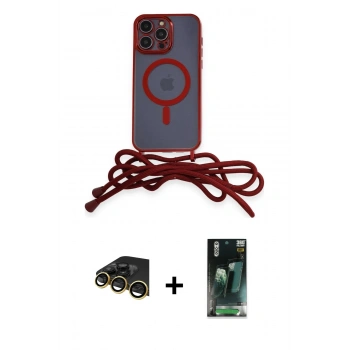 MARSİLYAN™- iPhone 14 Pro Max Kılıf Eksen Özel Seri - Şeffaf 360 Full Body Arka Koruyucu + Raze Metal Kamera Lens - GD