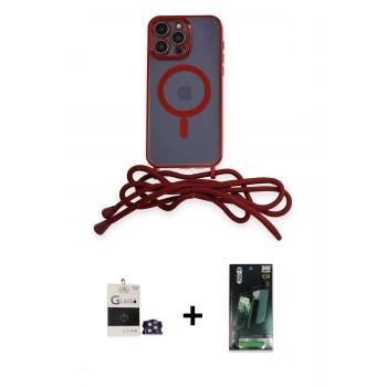 MARSİLYAN™- iPhone 14 Pro Max Kılıf Eksen Özel Seri - Şeffaf 360 Full Body Arka Koruyucu + Bilvis Titan Kamera Lens - GS