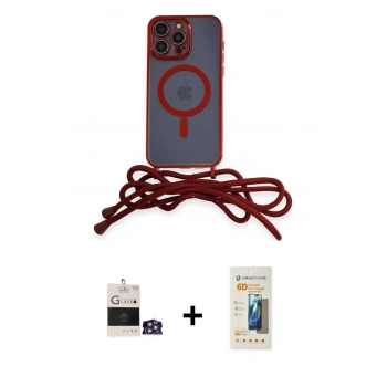 MARSİLYAN™- iPhone 14 Pro Max Kılıf Eksen Özel Seri - Siyah 6D Mat Seramik Hayalet Nano Ekran Koruyucu + Bilvis Titan Kamera Lens - GS