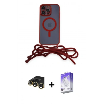 MARSİLYAN™- iPhone 14 Pro Max Kılıf Eksen Özel Seri - Siyah Bilvis 5in1 3D Magic Cam Ekran Koruyucu + Raze Metal Kamera Lens - GD