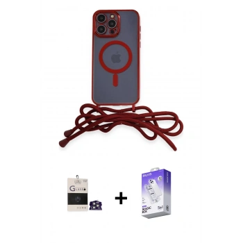 MARSİLYAN™- iPhone 14 Pro Max Kılıf Eksen Özel Seri - Siyah Bilvis 5in1 3D Magic Cam Ekran Koruyucu + Bilvis Titan Kamera Lens - GS