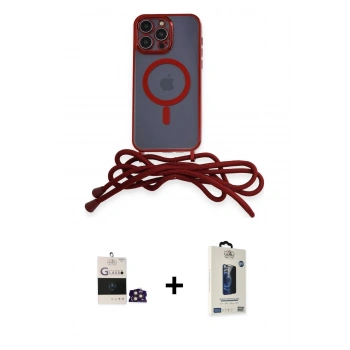 MARSİLYAN™- iPhone 14 Pro Max Kılıf Eksen Özel Seri - Siyah Bilvis Hayalet Cam Ekran Koruyucu + Bilvis Titan Kamera Lens - GD