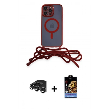 MARSİLYAN™- iPhone 14 Pro Max Kılıf Eksen Özel Seri - Siyah Buffer Hayalet Cam Ekran Koruyucu + Raze Metal Kamera Lens - GS
