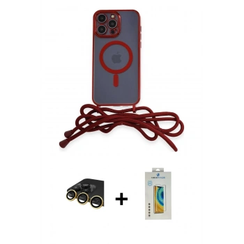 MARSİLYAN™- iPhone 14 Pro Max Kılıf Eksen Özel Seri - Siyah Polymer Nano Ekran Koruyucu + Raze Metal Kamera Lens - GD