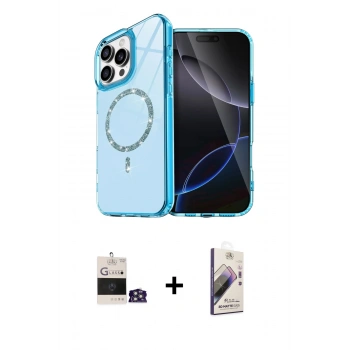 MARSİLYAN™- iPhone 14 Pro Max Kılıf Kıvılcım Form Prime - Siyah Bilvis 3D Mat Cam Ekran Koruyucu + Bilvis Titan Kamera Lens - GS
