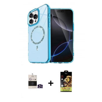 MARSİLYAN™- iPhone 14 Pro Max Kılıf Kıvılcım Form Prime - Siyah Buffer Cam Ekran Koruyucu + Bilvis Titan Kamera Lens - GS