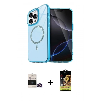 MARSİLYAN™- iPhone 14 Pro Max Kılıf Kıvılcım Form Prime - Siyah Buffer Cam Ekran Koruyucu + Bilvis Titan Kamera Lens - GD