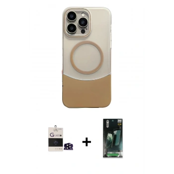 MARSİLYAN™- iPhone 14 Pro Max Kılıf Kozmos Form Özel Seri - Şeffaf 360 Full Body Arka Koruyucu + Bilvis Titan Kamera Lens - SH