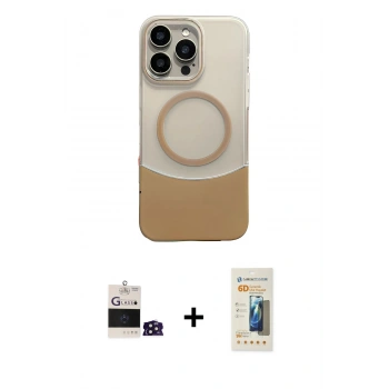 MARSİLYAN™- iPhone 14 Pro Max Kılıf Kozmos Form Özel Seri - Siyah 6D Mat Seramik Hayalet Nano Ekran Koruyucu + Bilvis Titan Kamera Lens - DNMR